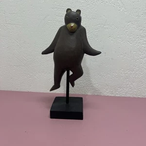 Statua orso danzante Toyo Japan metà secolo moderna cucina popolare unica - Foto 1 di 11