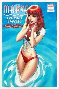 Marvel Swimsuit Special #1 J Scott Campbell Mary Jane Exclusive Variant - Picture 1 of 15
