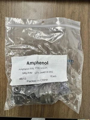 Amphenol Industrial - PT06E-14-5S(SR) - Circular MIL Spec Connector 5P Sz 14 - Image 1 of 2
