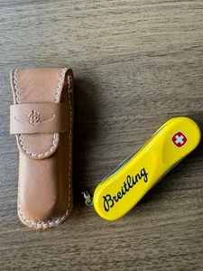 Wenger Breitling Mini Multi Tool Knife Yellow Excellent - Picture 1 of 6