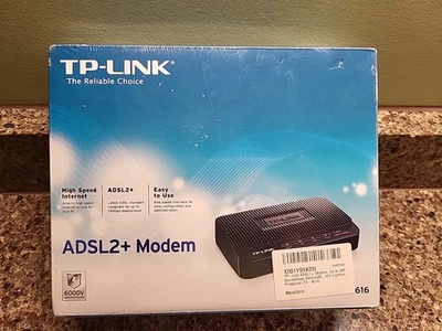 TP-Link ADSL2+ Modem TD-8616 Up to 24M Downstream bandwidth NEW Sealed - Image 1 of 4