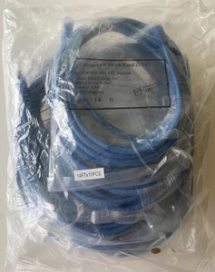 CAT 6 Cables : 14 Ft. : 10 Pack : Blue : New Sealed - Picture 1 of 3