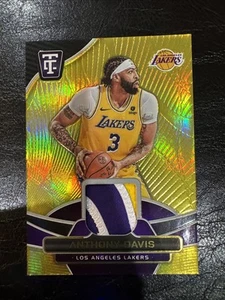 2024-25 Totally Certified Anthony Davis Game Worn Relic Jersey Gold 2/10 Lakers - Picture 1 of 6