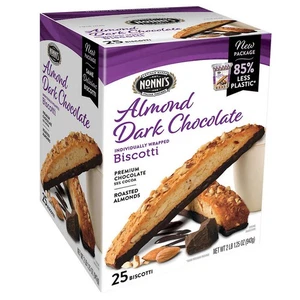 Nonni’s Biscotti, Mandel Dunkle Schokolade, 1,33 Unze (25 Stück) - Bild 1 von 3