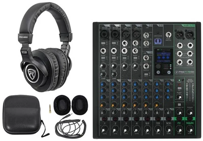 Mackie ProFX10GO 10-Channel Battery Analog Mixer w/FX/USB/Bluetooth+Headphones - Image 1 of 4