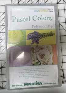 Madeira Pastel Colors: Machine Embroidery Thread Collection - Picture 1 of 3