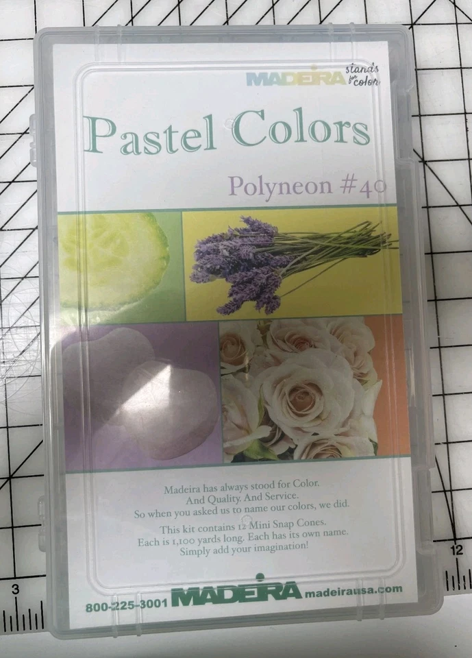 Madeira Pastel Colors: Machine Embroidery Thread Collection - Image 1 of 3