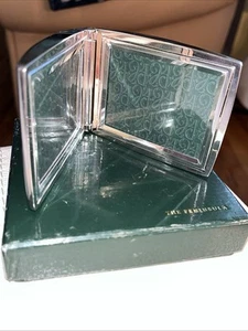 RARE The Peninsula Hotel Double Silverplate Picture Frame 7.375”x 2.75” Boxed - Picture 1 of 12