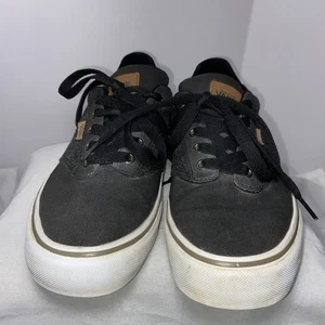 Scarpe da skate Vans Atwood Deluxe Comfort in pelle nera grigia da uomo taglia 9,5 - Foto 1 di 18