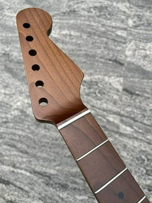 21 Fret Strat Roasted Maple Electric Guitar Neck Satin Nitro Bone for Fender ST - Image 1 of 4