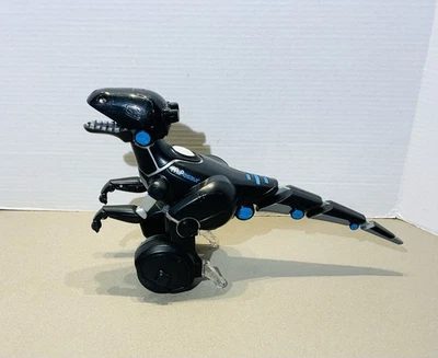 Wowwee Miposaur Robotic Dinosaur Electronic Toy Robot Black Blue T Rex No Ball - Image 1 of 3