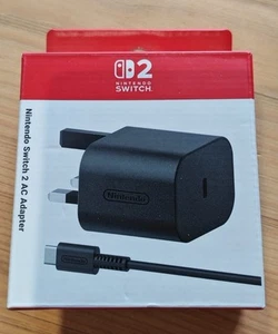 Adaptador de CA NINTENDO SWITCH 2 - Switch 2 pedido anticipado fecha de lanzamiento: 05-06-2025 - Imagen 1 de 2