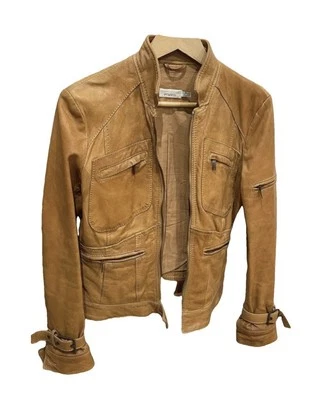 Pinko кожаная куртка мотоциклиста - 44 IT / 8 США (работает маленький) - Изображение 1 из 4