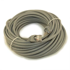 40ft Cat5E Ethernet RJ45 Patch Cable  Stranded  Snagless Booted  GRAY - Picture 1 of 2