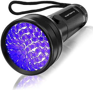 UV Flashlight Black Light , Vansky 51 LED Blacklight Pet Urine Detector for Dog/
