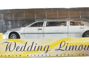 White Limousine Diecast Car - Picture 1 of 10