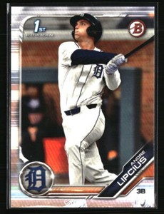 Andre Lipcius 2019 Bowman Draft #BD-108  Baseball Card