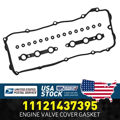 Valve Cover Gasket Set for 1993-1995 BMW 325i 325is 525i 525iT M3 M50B25 - Image 1 of 4