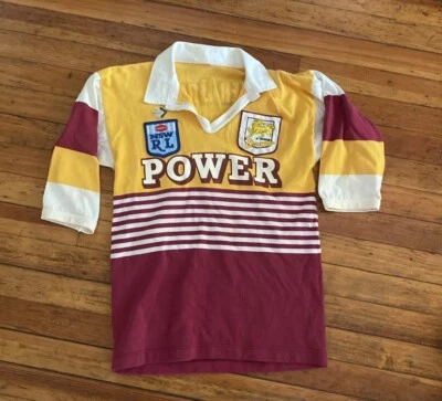 Vintage 80s Brisbane Broncos Canterbury Rugby  League 1988 Adult M/L?  View Pics - Image 1 of 4