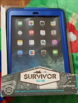 GRIFFIN SURVIVAL SLIM para iPad Air Blue con negro Foto 1 de 2