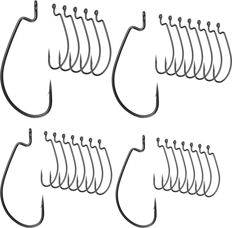 Ganci da Pesca Dropshot Offset 18 o 30 VANFOOK per Carolina Rig e Texas Rig - Immagine 1 di 1