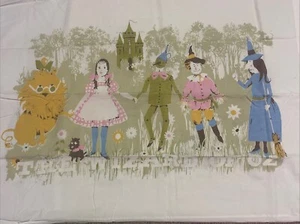 Vintage The Wizard of Oz Pillow Case Fieldcrest 100% Cotton USA Queen Pillowcase - Picture 1 of 24