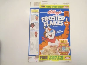 Empty Cereal Box 1992 KELLOGG'S Frosted Flakes COMIC OFFER Ryan KERSEE [Z201i8] - Picture 1 of 2