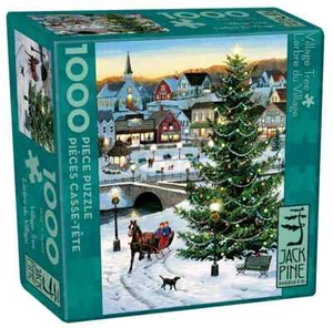 Village Tree 1000 Piece Jigsaw Puzzle Jack Pine New - Picture 1 of 2