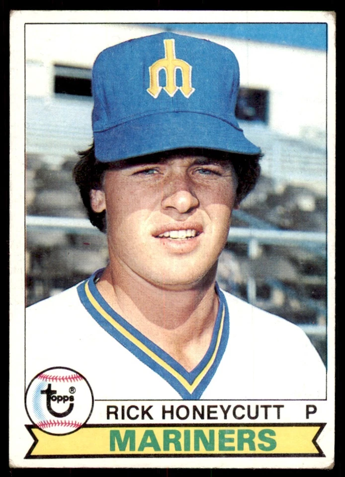 1979 Topps Baseball Card Rick Honeycutt Rookie C Seattle Mariners #612 - Image 1 of 2