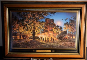 Terry Redlin "BOUNTIFUL HARVEST" Precious Memories Collection Plaque Origin Cert - Picture 1 of 8