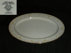 Noritake Fragrance Oval Serving Platter 13 3/4" - Picture 1 of 1