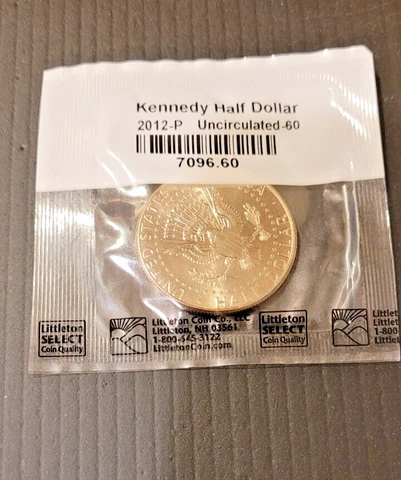 2012-P Kennedy Half Dollar Still in Package - Below Retail See Slashed!!!  Price Cover