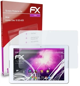 atFoliX Película Vidrio para Acer Iconia One 10 B3-A20 9H Armadura protectora - Imagen 1 de 5