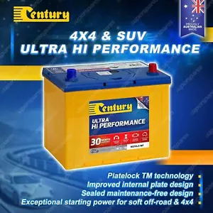 Century Ultra Hi Performanc 4X4 Battery for Mitsubishi Pajero NS-NX Triton ML-MN - Picture 1 of 2