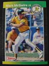 Mark McGwire - Oakland A's - 1989 Donruss Baseball Card #95