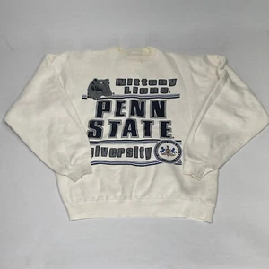 Vintage Penn State Nittany Lions Galt Sweatshirt Crewneck/ Cream - Picture 1 of 8
