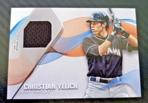 2017 Topps Baseball Series 2 MLM-CY Material Card Christian Yelich - Picture 1 of 2
