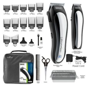 WAHL Lithium Pro CORDLESS Professional CLIPPERS Men Trimmer Hair Cutting Kit