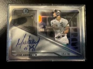 Jose Abreu 2021 Bowman Chrome Auto Relic /70 White Sox BCAR-JA - Picture 1 of 2