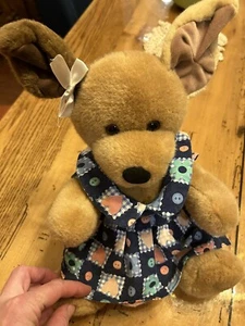 Build A Bear Workshop braun 11 Zoll braun Stofftier Plüsch Welpe Hund Tier BABW - Bild 1 von 11