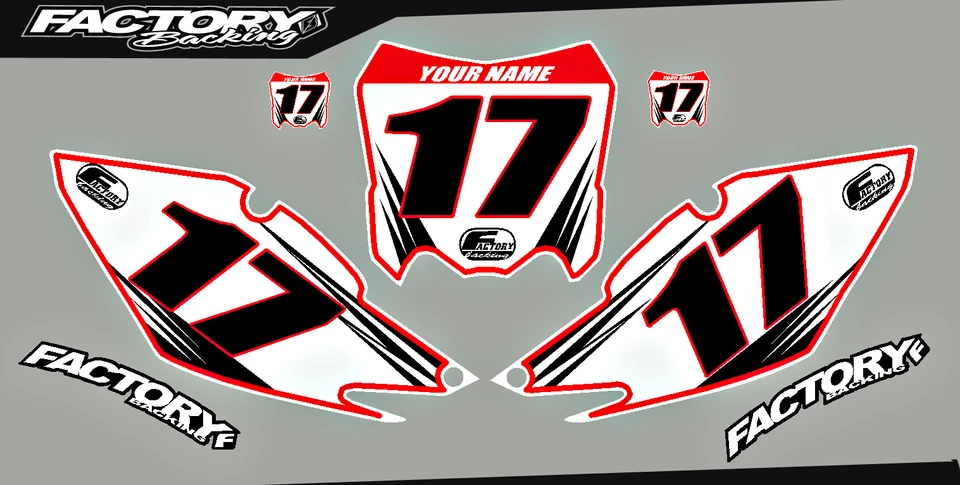 Honda CRF 50F años 2013-2020 preimpreso matrícula fondos Accel  Foto 1 de 1