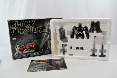 Aoshima Shin Getter 2 Black Version Glow in the Dark Robo Action Figure New Cover