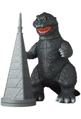 MEDICOM Anraku Ansaku Godzilla 1954 Guignol TV Tower Attack Ver. 26cm 10.2" NEW - Image 1 of 4