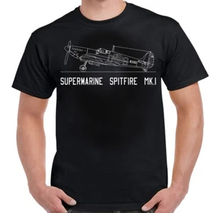 T-Shirt Spitfire Mk.1 schwarz Erwachsene - Bild 1 von 1
