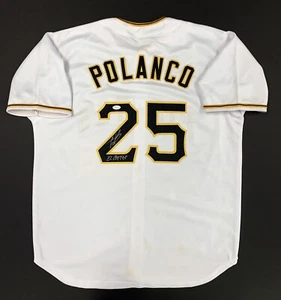 Placido Polanco signiertes El Coffee Trikot Jsa Zeuge Piraten individuell - Bild 1 von 4