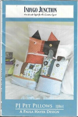 Indygo Junction #IJ861 - PJ Pet Pillows - UNCUT - Image 1 of 2