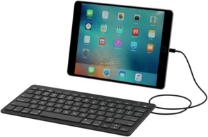 ZAGG Verkabelte Tastatur Beleuchtung Anschluss UK Qwerty für IPHONE IPAD - Bild 1 von 4
