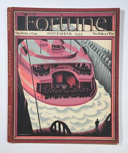 Fortune Magazine November 1935 Vol XII Number 5 - Foto 1 di 7