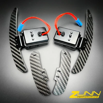 Palancas de cambio magnéticas de fibra de carbono Zunn Performance para BMW F-Chassis F30/F80 Foto 1 de 2