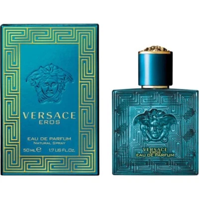 Versace Eros Eau De Parfum 50ml Mens EDP 100% Genuine Brand New - image 1 of 2